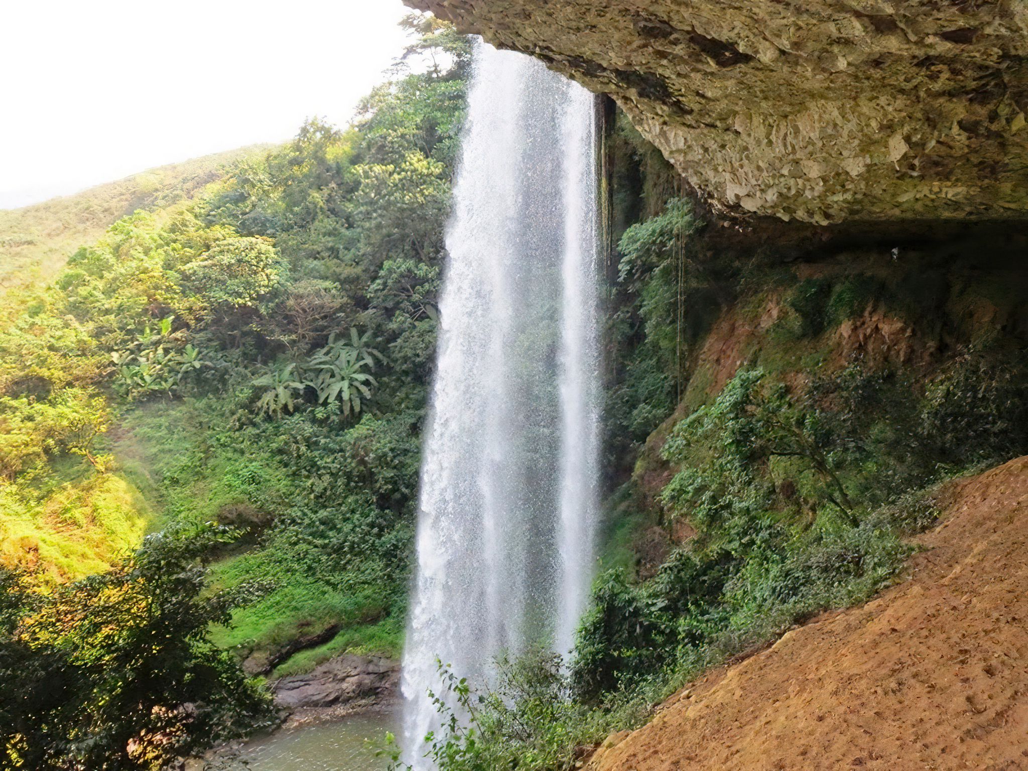 Kaporogwe Falls landscape