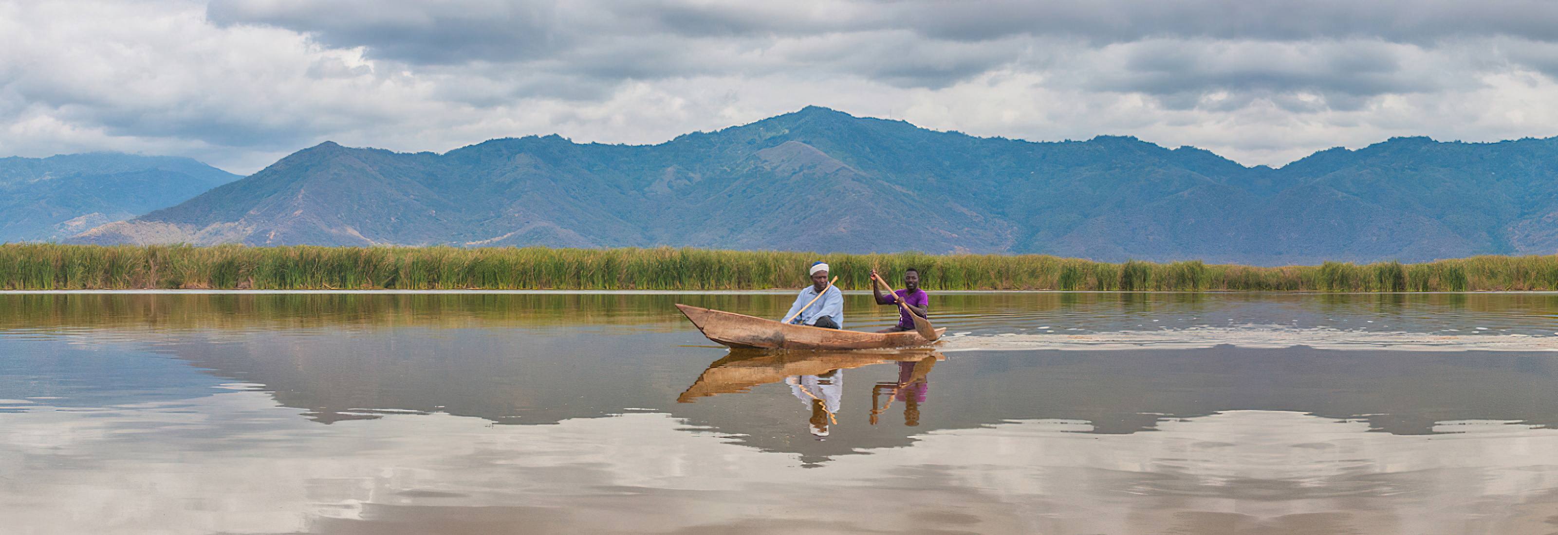 Lake Jipe landscape