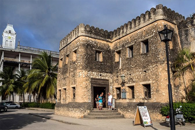 Historic Stone Town architecture in Zanzibar